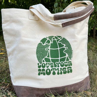 Love Your Mother Canvas Tote
