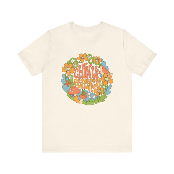 Chin Up Buttercup Tee - Adult