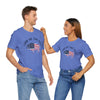 Land of the Free Graphic Tee - Unisex American Flag Buffalo T-Shirt