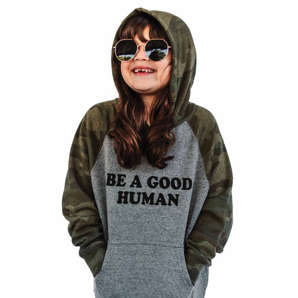 Be a good human hoodie clearance