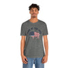 Land of the Free Graphic Tee - Unisex American Flag Buffalo T-Shirt