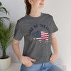 Land of the Free Graphic Tee - Unisex American Flag Buffalo T-Shirt