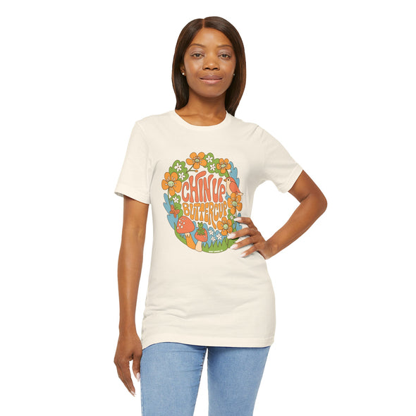 Chin Up Buttercup Tee - Adult