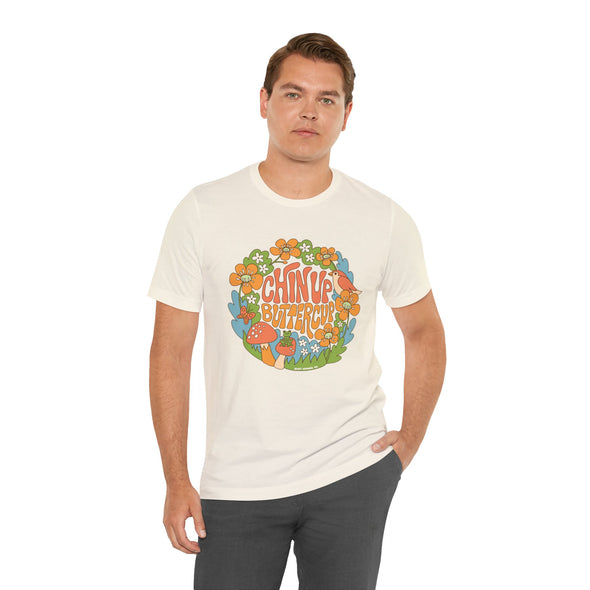 Chin Up Buttercup Tee - Adult