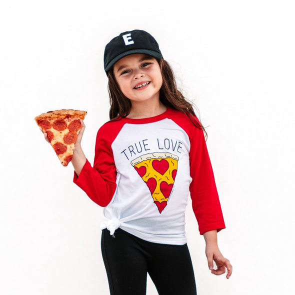 True Love Pizza Baseball Tee