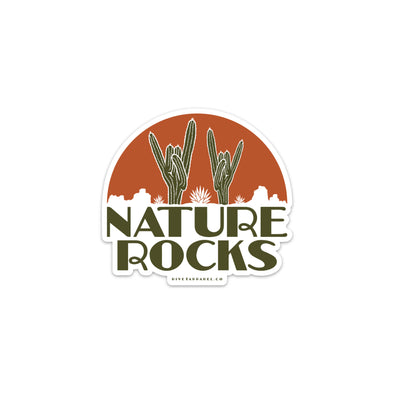 Nature Rocks Sticker