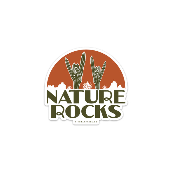 Nature Rocks Sticker