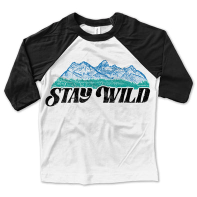 Stay Wild Baseball Tee
