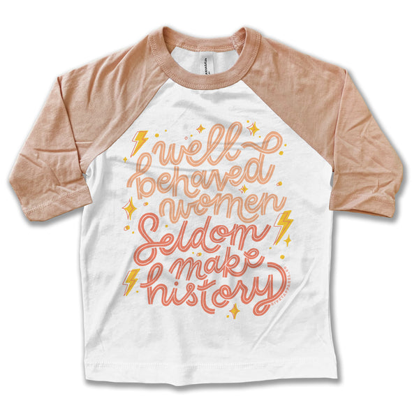 Make History Baseball Tee